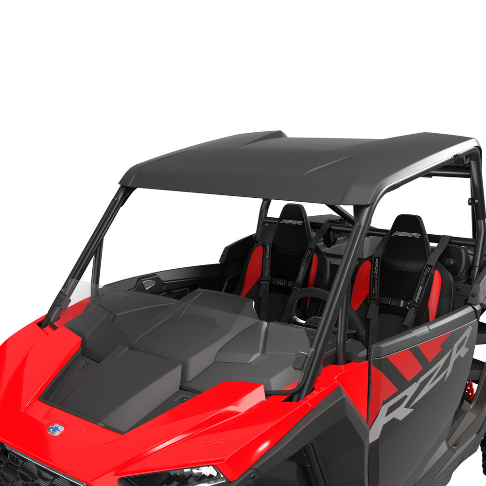 Polaris RZR XP 1000 Lock & Ride Half Windshield - Hard Coat Poly