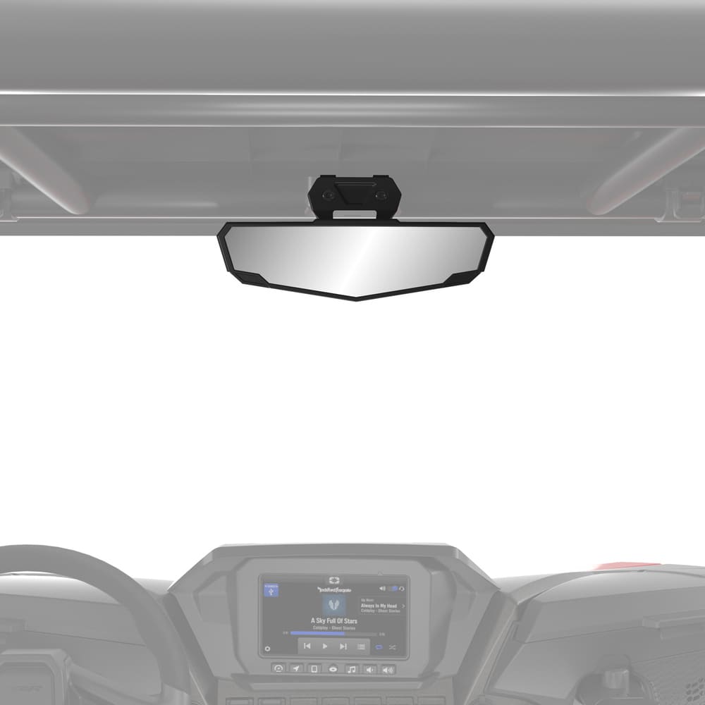 Polaris RZR XP 1000 Premium Convex Rear View Mirror - ROPS Mounted