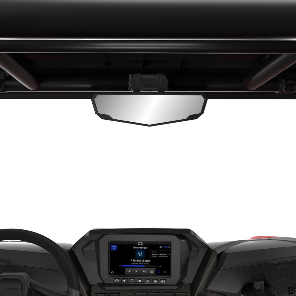 Polaris RZR XP 1000 Premium Convex Rear View Mirror - ROPS Mounted
