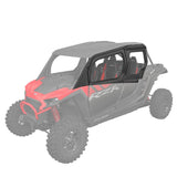 Polaris RZR XP 4 1000 Front & Rear Poly Zip Window Upper Doors - Set of 2