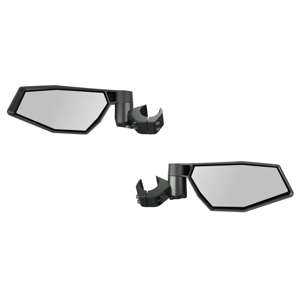 Polaris RZR Side View Adjustable Folding Mirrors for ROPS Mounted - Set of 2