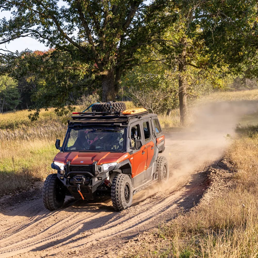 Polaris Xpedition Side View Adjustabale Folding Mirrors Vehicle Mounted Frame - 2 Set