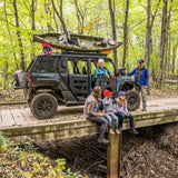 Polaris Xpediton Skeleton Rear Steel Half Doors - Set of 2