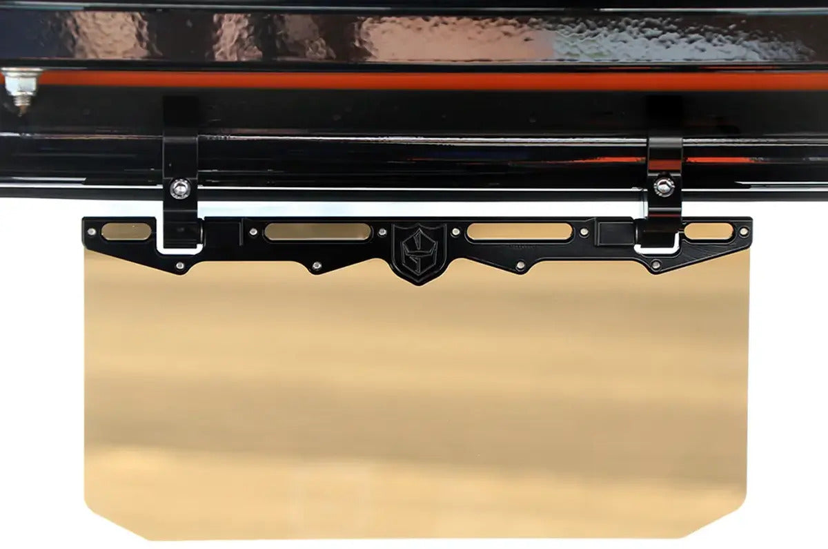 Pro Armor 12" Tinted Aluminum Visor With 2" Clamp