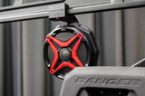 Pro Armor Polaris Ranger 2-Speaker SXS Cage Audio Kit with J Hook Clamps