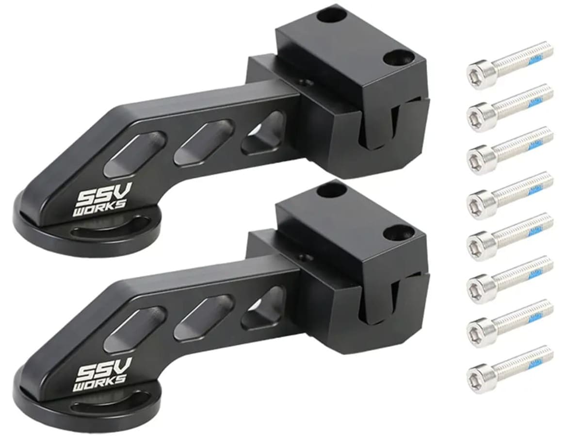 Pro Armor Polaris Ranger 2-Speaker SXS Cage Audio Kit with J Hook Clamps