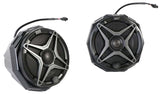 Pro Armor Polaris Ranger 2-Speaker SXS Cage Audio Kit with J Hook Clamps