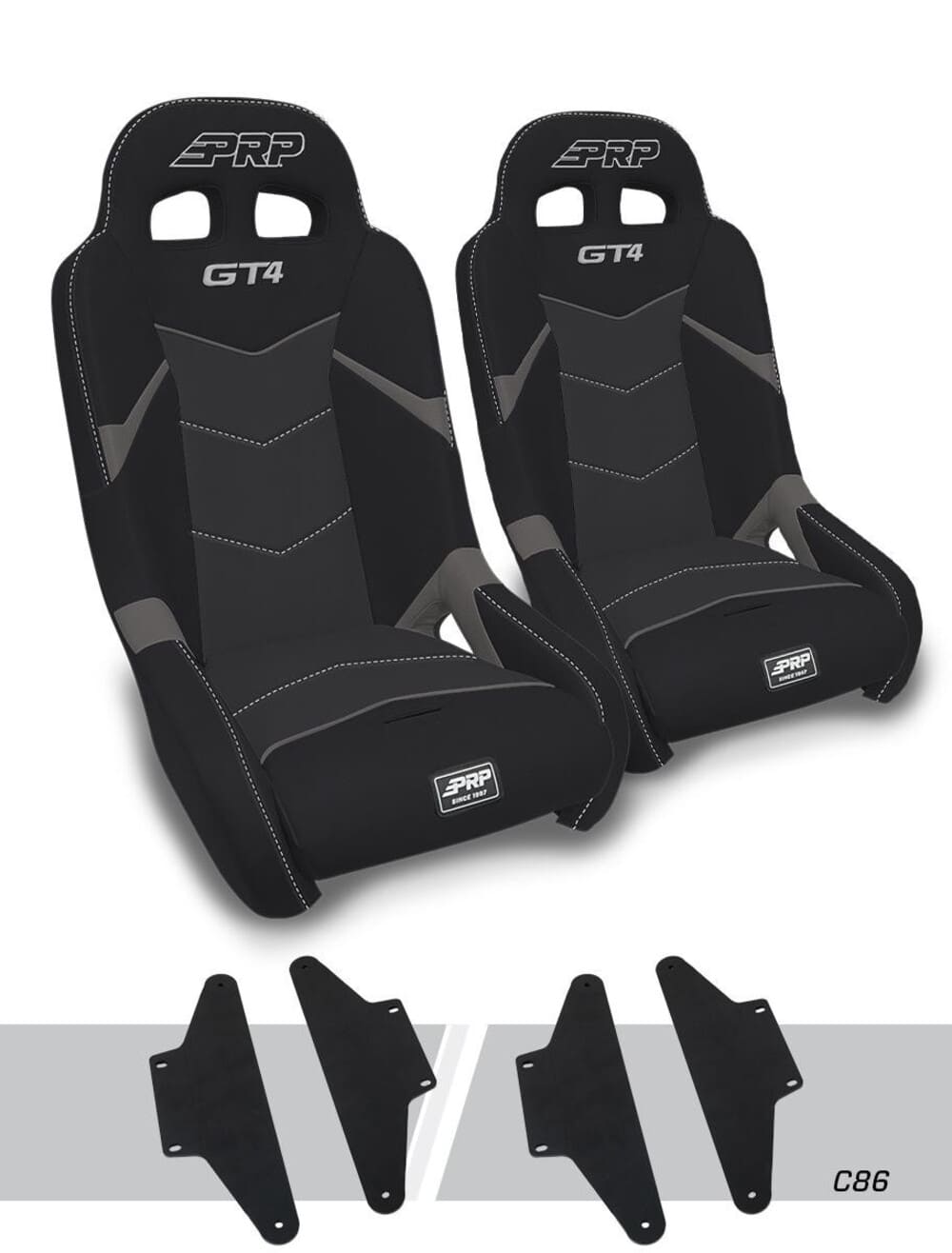 PRP Can-Am Maverick X3 GT4 Suspension Seats Kit - Pair