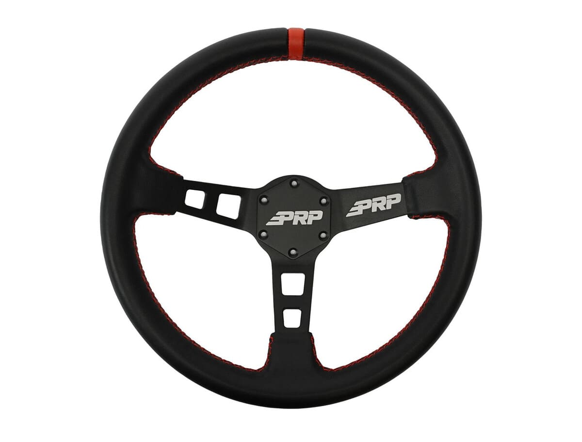 PRP Deep Dish Leather Steering Wheel