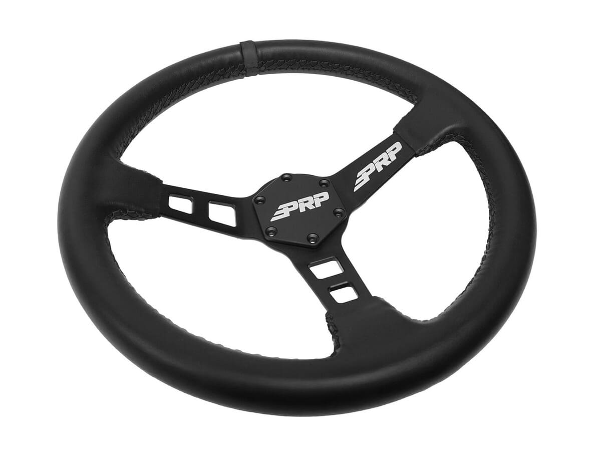 PRP Deep Dish Leather Steering Wheel