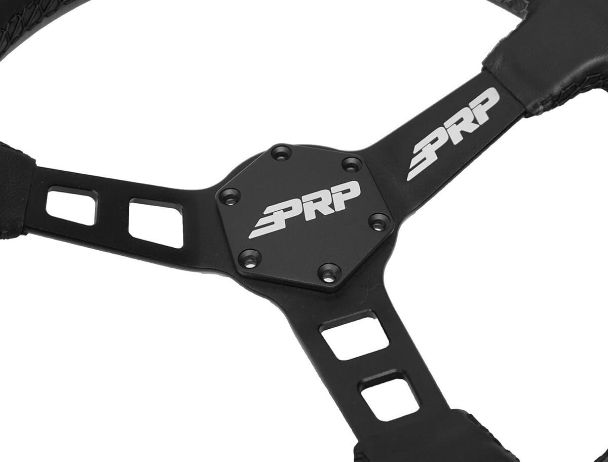 PRP Deep Dish Leather Steering Wheel