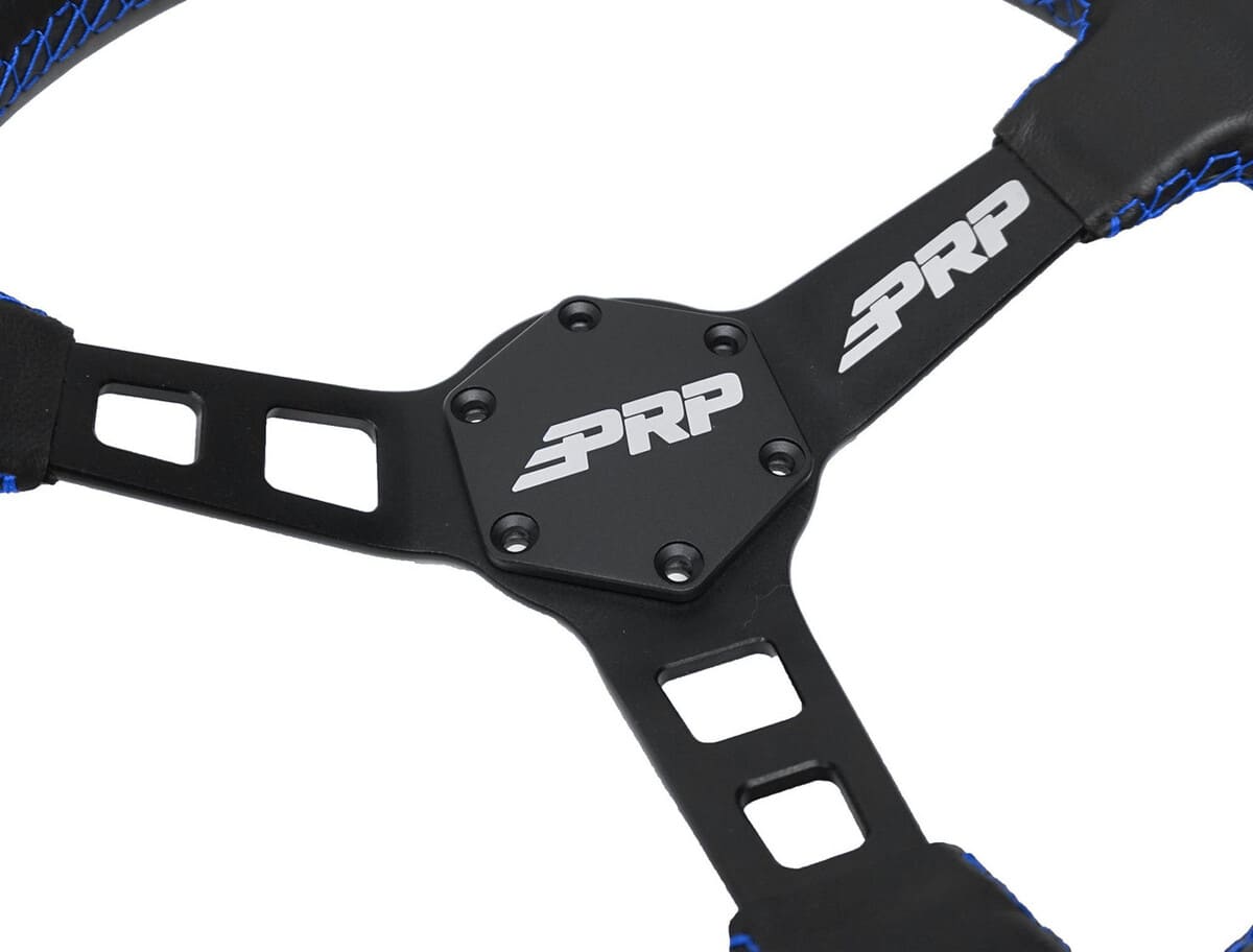 PRP Deep Dish Leather Steering Wheel