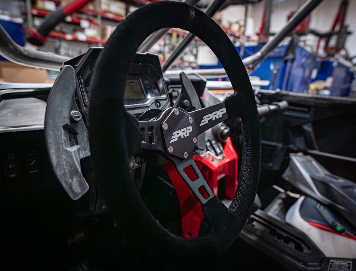 PRP Deep Dish Suede Steering Wheel