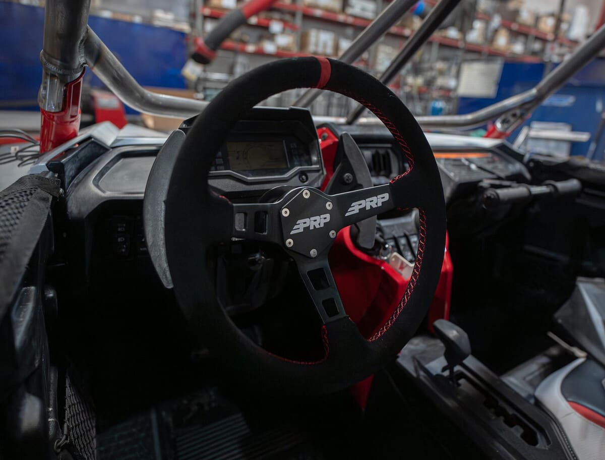 PRP Deep Dish Suede Steering Wheel