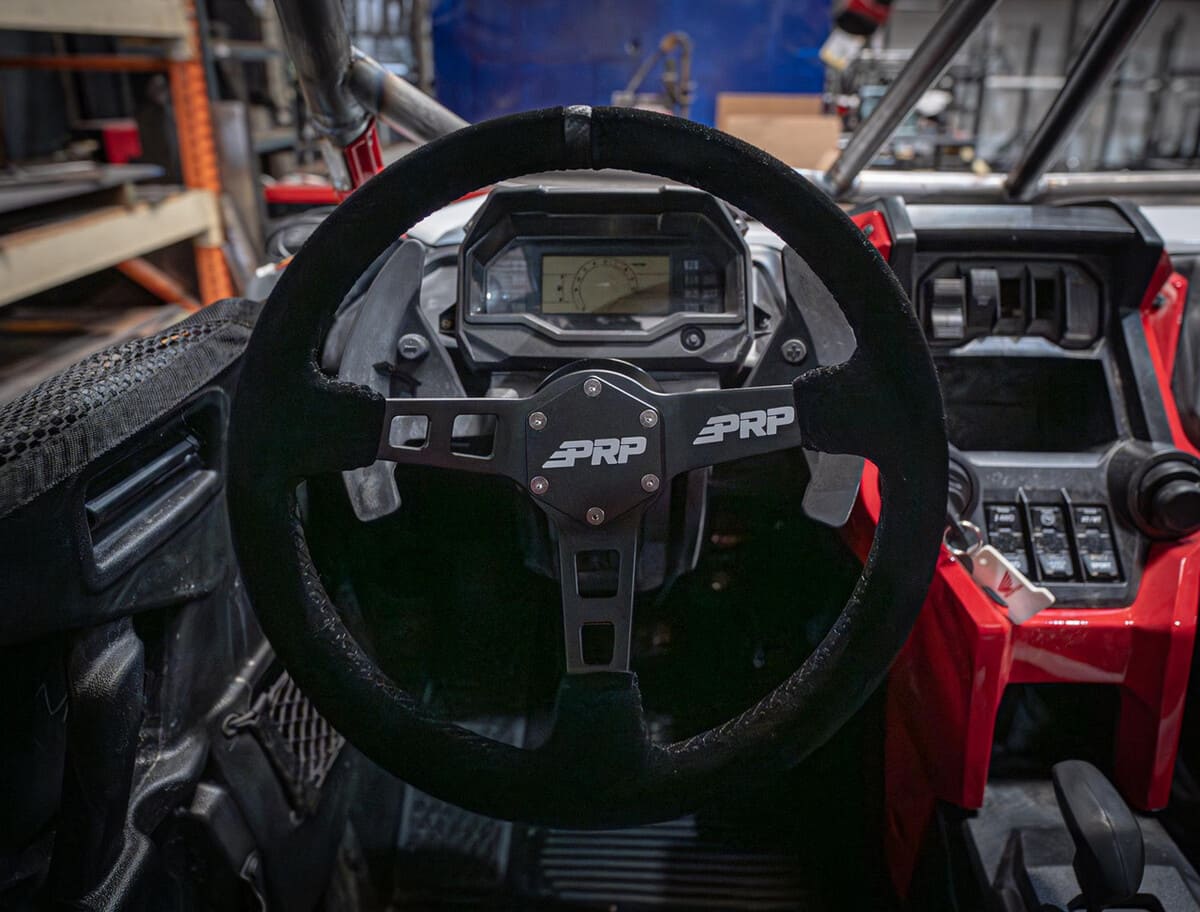 PRP Deep Dish Suede Steering Wheel