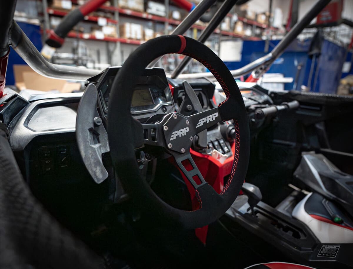 PRP Deep Dish Suede Steering Wheel
