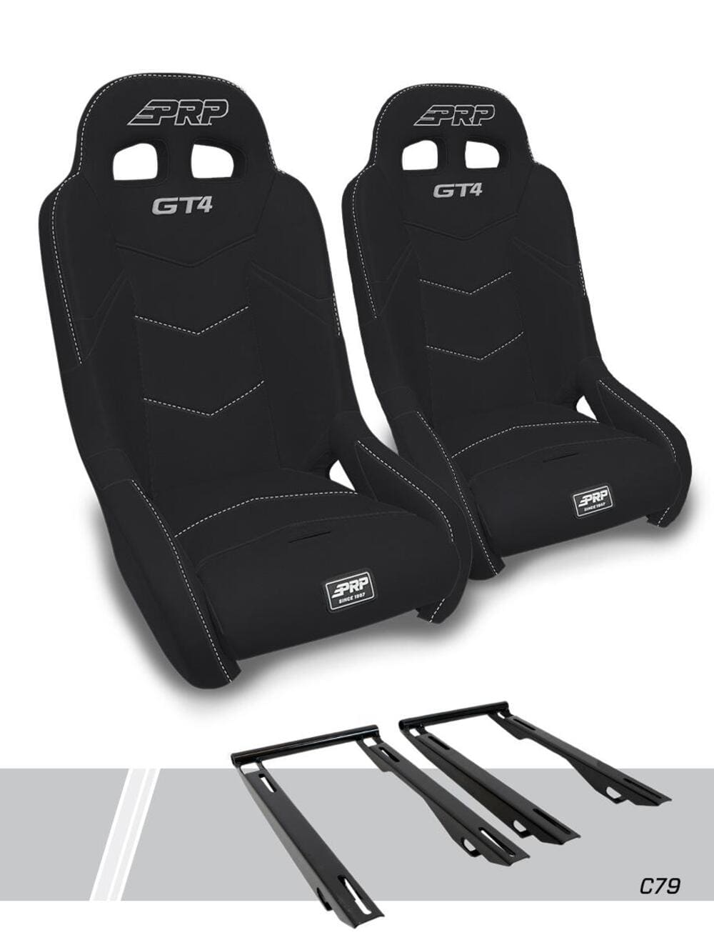 PRP Polaris RZR Pro XP GT4 Suspension Seats Kit - Pair