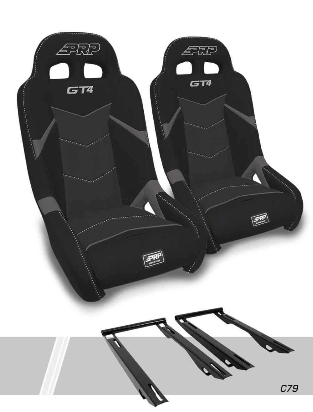 PRP Polaris RZR Pro XP GT4 Suspension Seats Kit - Pair
