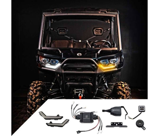 Raceline '20-'26 Can-Am Defender HD10 Speakeasy Turn Signal Kit/ Signature Lights
