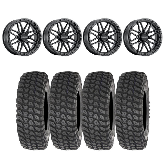 Raceline A11B Krank XL & System 3 XCR350 Radial Wheel & Tire Kit