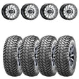 Raceline A12 Hyper Silver Squad Beadlock & Maxxis Liberty Performance Off Road Wheel & Tire Kit