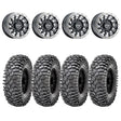 Raceline A12BG Squad Satin Black Beadlock & Maxxis Roxxzilla Radial Wheel & Tire Kit