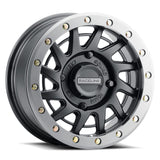 Raceline A12BG Squad Satin Black Beadlock & Maxxis Roxxzilla Radial Wheel & Tire Kit