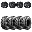 Raceline A13B Omega & Maxxis Carnivore Radial Wheel & Tire Kit