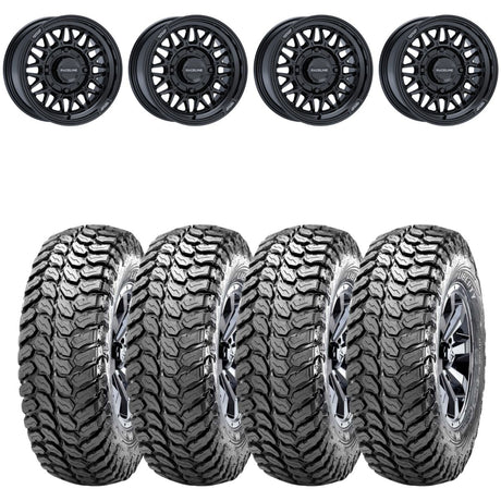 Raceline A13GB Gloss Black Omega & Maxxis Liberty Performance Off Road Wheel & Tire Kit
