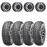 Raceline A14BG Black/Gunmetal Alpha Beadlock & Maxxis Liberty Performance Off Road Wheel & Tire Kit