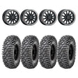 Raceline A14BG Black/Gunmetal Alpha BeadLock & Maxxis Roxxzilla Radial Wheel & Tire Kit