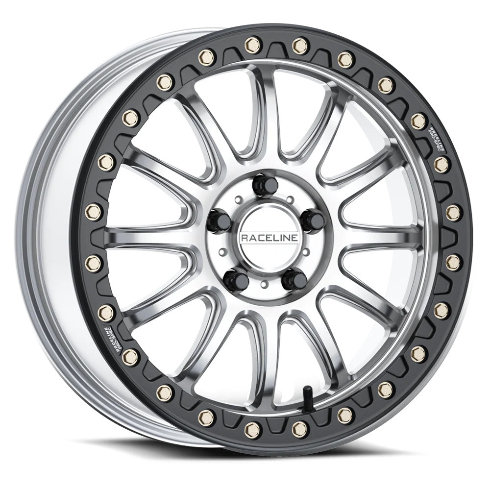 Raceline A14SB Alpha Silver/Black Beadlock & Maxxis Roxxzilla Radial W
