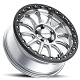 Raceline A14SB Alpha Silver/Black Beadlock & Maxxis Roxxzilla Radial Wheel & Tire Kit