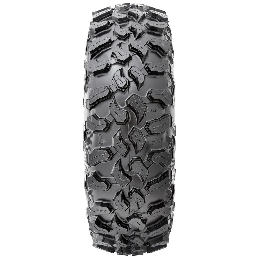 Raceline A14SB Silver/Black Alpha Beadlock & Maxxis Carnivore Radial Wheel & Tire Kit