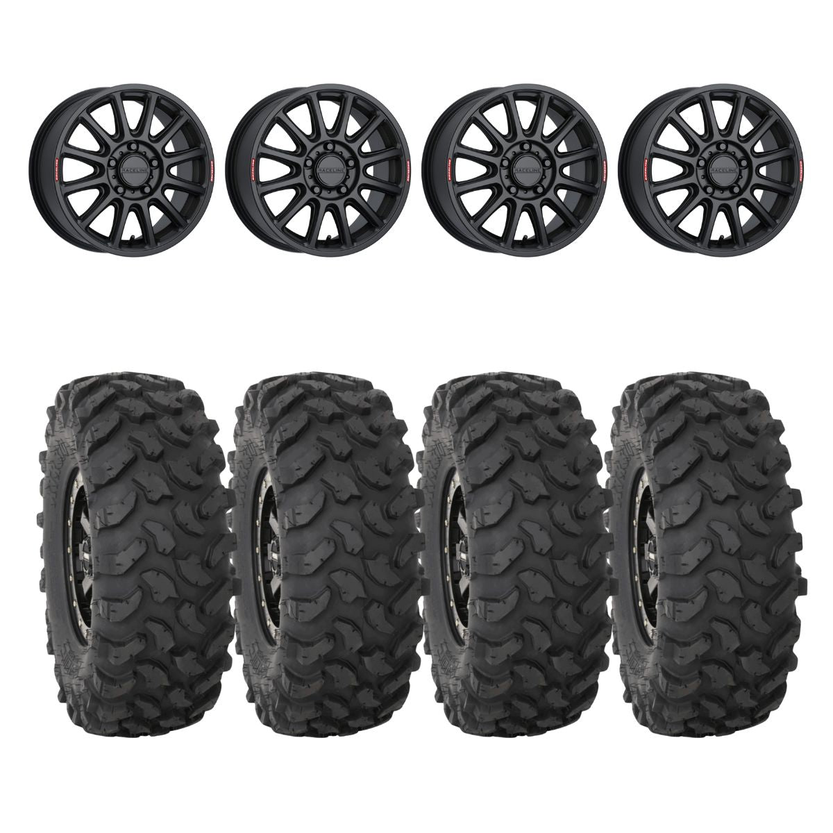 Raceline A14VB Alpha Non-Beadlock 5-Lug & System 3 XTR370 Offroad Wheel & Tire Kit
