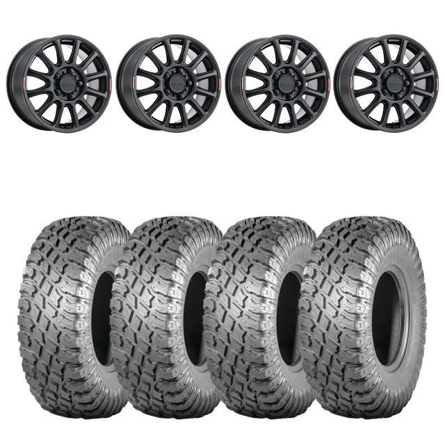 Raceline A14VB Alpha Non-Beadlock & & Atturo Trail Blade X/T Wheel & Tire Kit