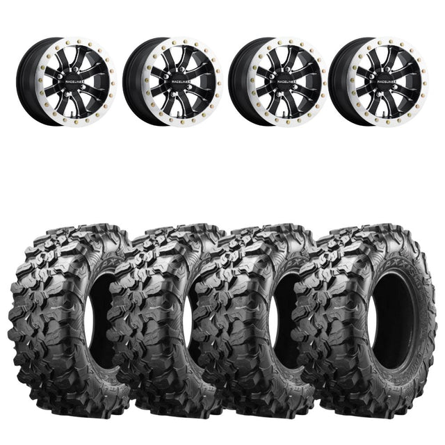 Raceline A71 Mamba Beadlock & Maxxis Carnivore Radial Wheel & Tire Kit