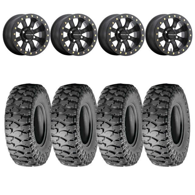Raceline A71B Black Mamba Beadlock & Atturo Trail Blade Boss Wheel & Tire Kit