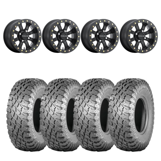 Raceline A71B Black Mamba Beadlock & Atturo Trail Blade X/T Wheel & Tire Kit
