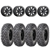 Raceline A71B Black Mamba Beadlock & Maxxis Roxxzilla Radial Wheel & Tire Kit