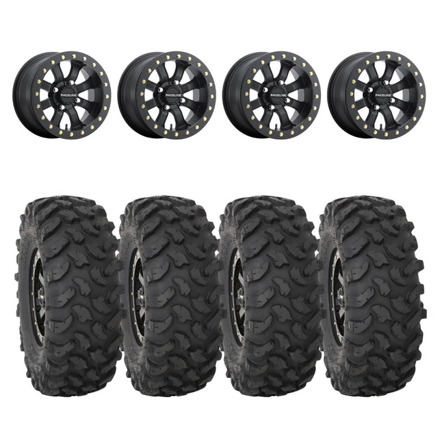 Raceline A71B Black Mamba Beadlock & System 3 XTR370 Offroad Wheel & Tire Kit