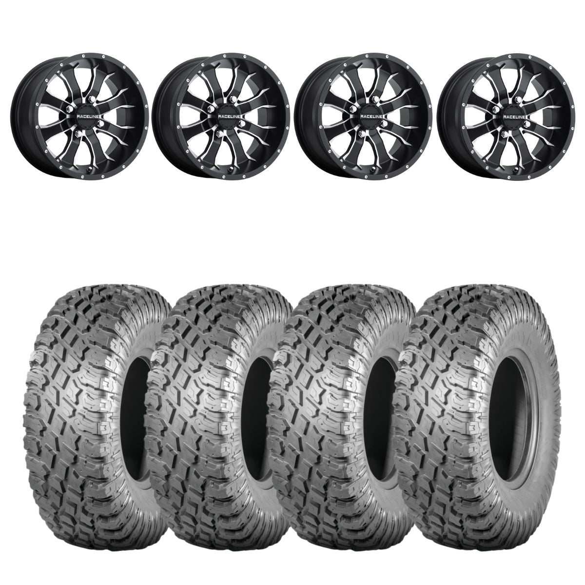 Raceline A77 Mamba & Atturo Trail Blade X/T Wheel & Tire Kit