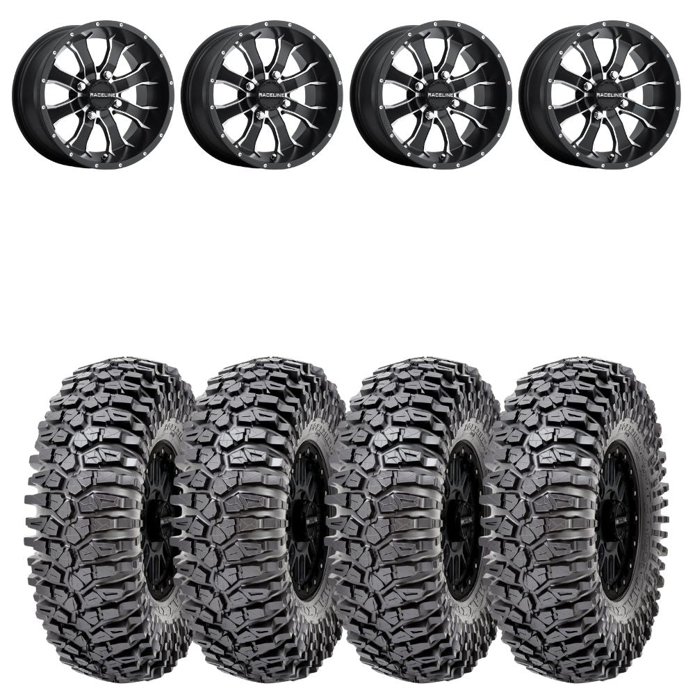 Raceline A77 Mamba & Maxxis Roxxzilla Radial Wheel & Tire Kit