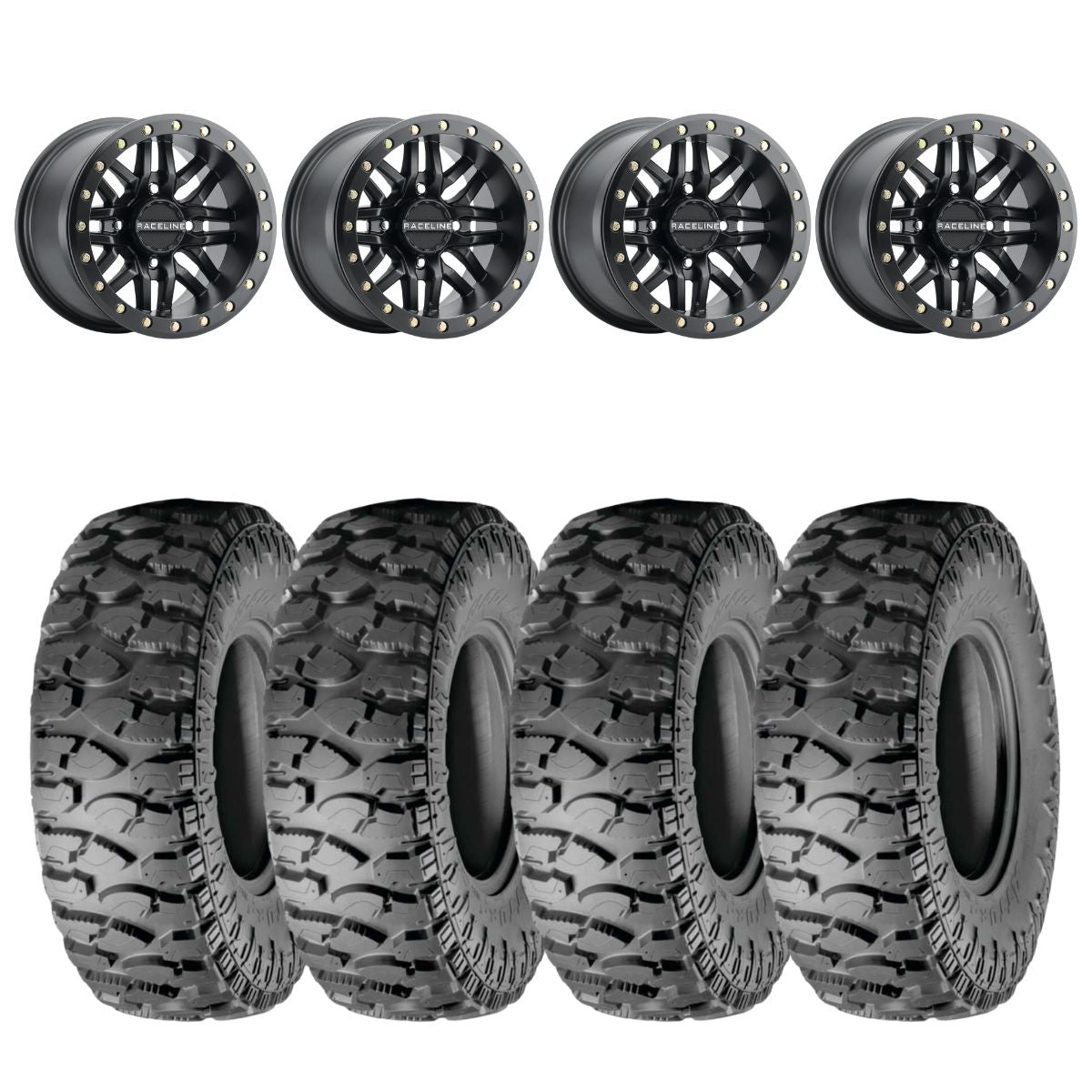 Raceline A91B Ryno Beadlock & Atturo Trail Blade Boss Wheel & Tire Kit