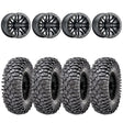 Raceline A91B Ryno Beadlock & Maxxis Roxxzilla Radial Wheel & Tire Kit