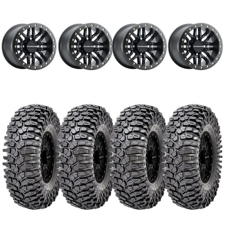 Raceline A91B Ryno Beadlock & Maxxis Roxxzilla Radial Wheel & Tire Kit