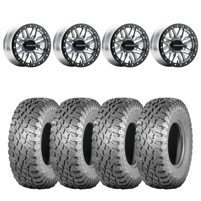 Raceline A91MA Ryno Beadlock & Atturo Trail Blade X/T Wheel & Tire Kit