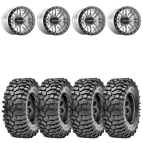Raceline A91MA Ryno Beadlock & Maxxis Roxxzilla Radial UTV Wheel & Tire Kit