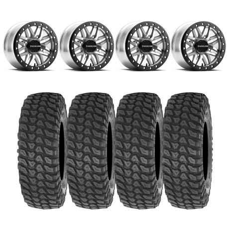 Raceline A91MA Ryno Beadlock & System 3 XCR350 Radial Wheel & Tire Kit