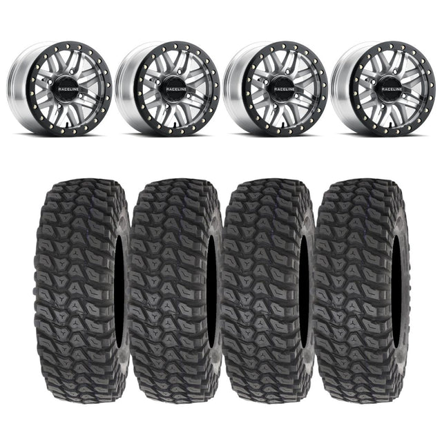 Raceline A91MA Ryno Beadlock & System 3 XCR350 Radial Wheel & Tire Kit
